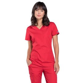 Cherokee Workwear Originals Women's V-Neck Top