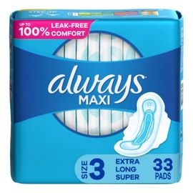 Always Maxi Regular Absorbency Feminine Pad With Wings