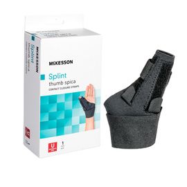 McKesson Thumb Splint With Contact Closure Straps