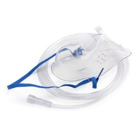 McKesson Oxygen Mask Elongated Style with Adjustable Head Strap