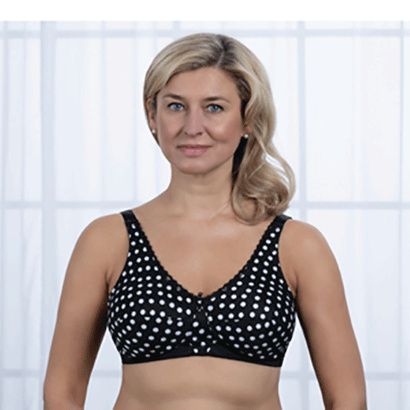 Buy Almost U Style 2060 Wireless Seamless Polka Dot Print Bra