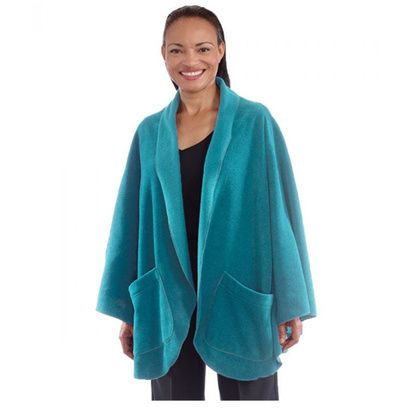 Buy Silverts Cozy Fleece Pocket Capes For Women