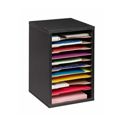 Buy AdirOffice Wooden Vertical Compartment Paper Sorter