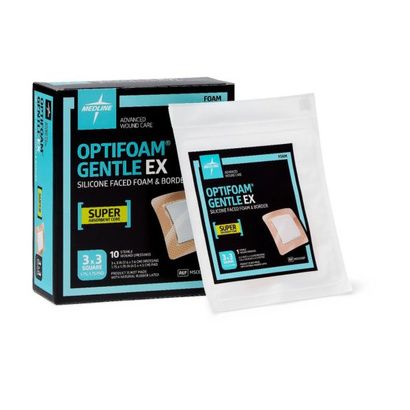Buy Medline Optifoam Gentle EX Silicone-Faced Foam Dressing
