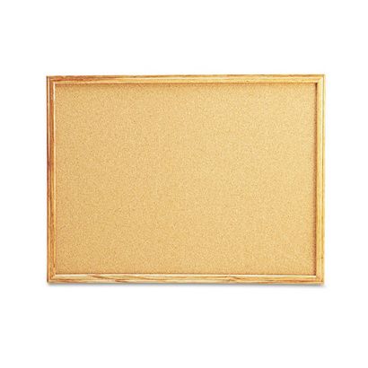 Buy Universal Cork Board with Oak Style Frame