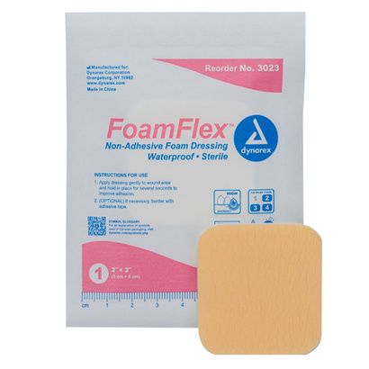 Buy Dynarex FoamFlex Non-Adhesive Waterproof Foam Dressing