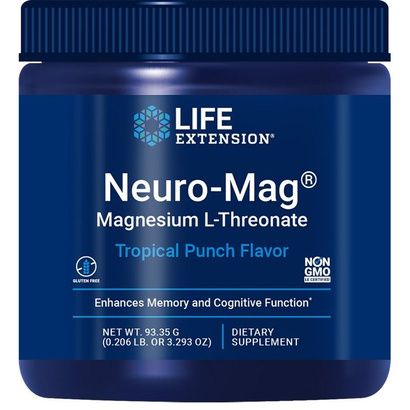 Buy Life Extension Neuro-Mag Magnesium L-Threonate (Tropical Punch)