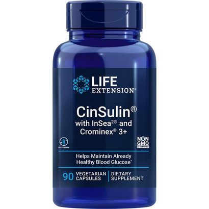 Buy Life Extension CinSulin with InSea2 and Crominex 3+ Capsules