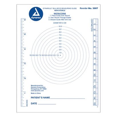 Buy Dynarex DynaRule Bullseye Measuring Guide