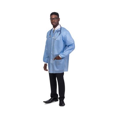 Buy S2s Global Fluid-Resistant Disposable Lab Jacket