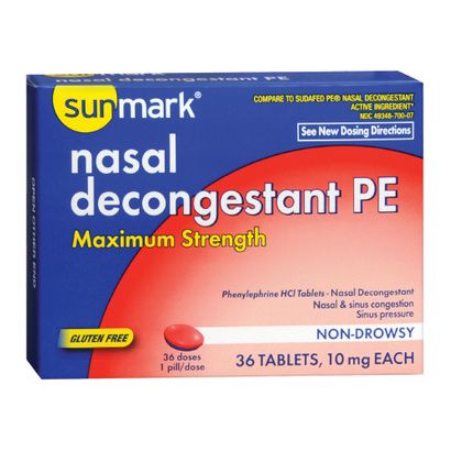 Buy McKesson Sunmark Nasal Decongestant PE Tablet