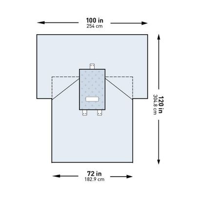 Buy McKesson Transverse Abdominal  Laparotomy Drape