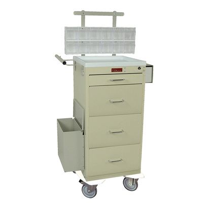 Buy Harloff Four Drawer Mini Line Phlebotomy Cart Package