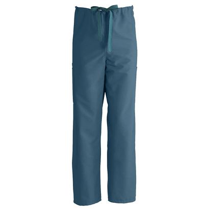 Buy Medline ComfortEase Unisex Non-Reversible Drawstring Cargo Pants - Caribbean Blue