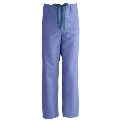 Buy Medline ComfortEase Unisex Non-Reversible Drawstring Cargo Pants - Ceil Blue