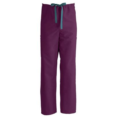 Buy Medline ComfortEase Unisex Non-Reversible Drawstring Cargo Pants - Wine