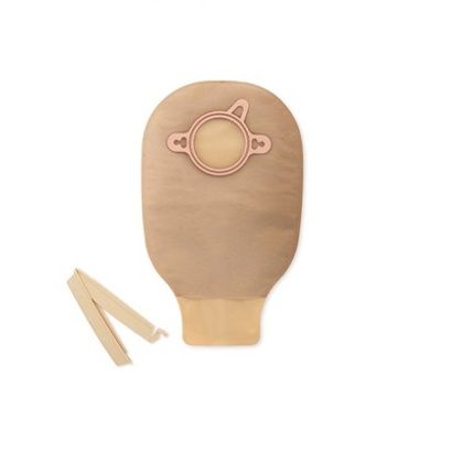 Buy Hollister New Image Two-Piece Beige Mini Drainable Pouch With Clamp Closure