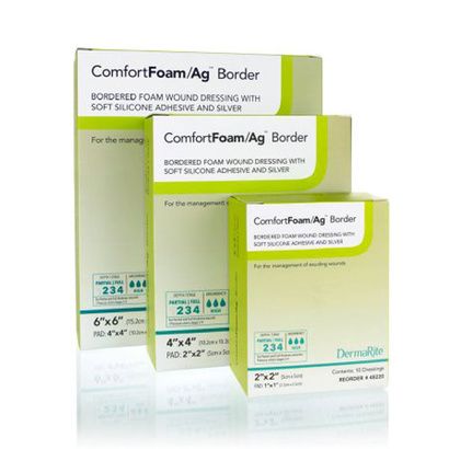 Buy DermaRite Industries Ag Silver Foam Dressing