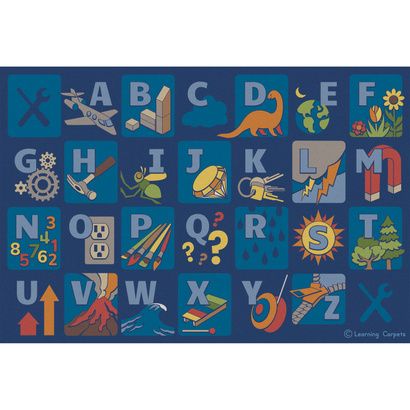 Buy Childrens Factory Steam Alphabet Rug