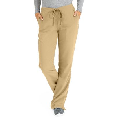 Buy Medline Melrose Ave Womens Stretch Fabric Boot Cut Scrub Pants - Khaki