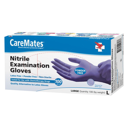 Buy Shepard CareMates Nitrile Powder Free Examination Gloves