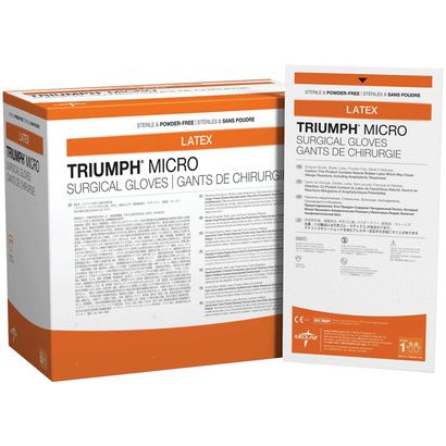 Buy Medline Triumph Micro Latex Powder-Free Surgical Gloves