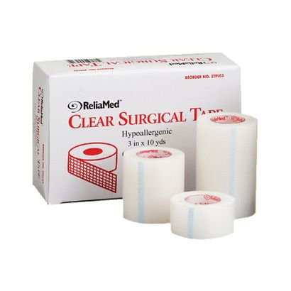 Buy ReliaMed Hypoallergenic Clear Surgical Tape