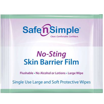 Buy Safe N Simple Skin Barrier No-Sting Wipe