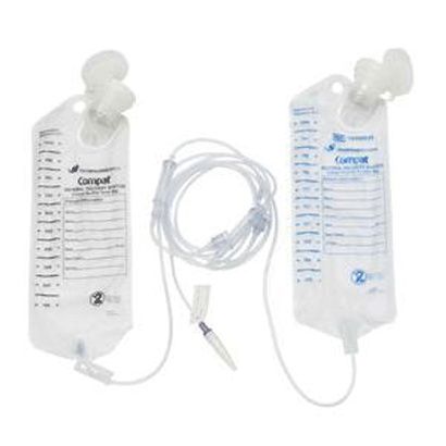 Buy Nestle Compat Dualflo Pump Administration Set With Pre-Attached ENFIt Transitional Connector