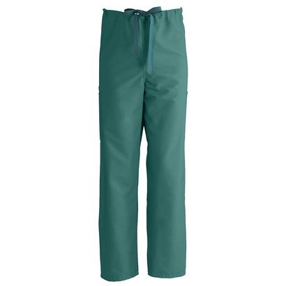 Buy Medline ComfortEase Unisex Non-Reversible Drawstring Cargo Pants - Evergreen