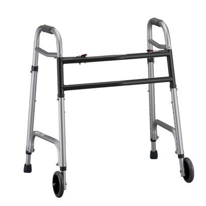 Buy Nova Medical Heavy Duty Folding Walker With 5 inch Wheels