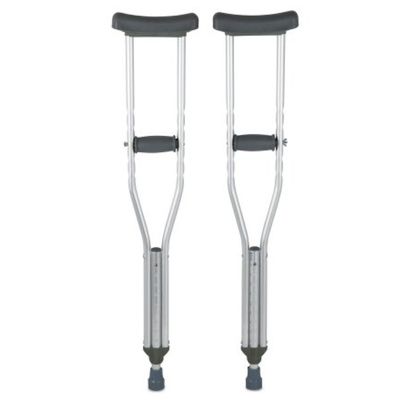 Buy McKesson Push-Button Aluminum Underarm Crutch