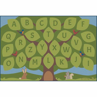 Buy Childrens Factory Alphabet Seating Tree Educational Rugs