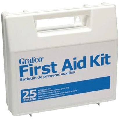 Buy Graham-Field Stocked First Aid Plastic Kit With Dividers For 25 Persons