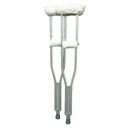 Buy Complete Medical Soft N Plush Comfort Crutch Fleece Covers Set