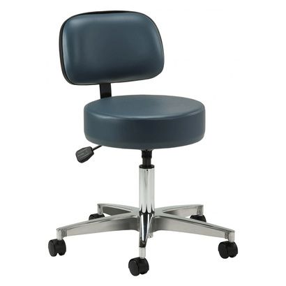 Buy Clinton Premier Series Five-Leg Pneumatic Stool with Backrest