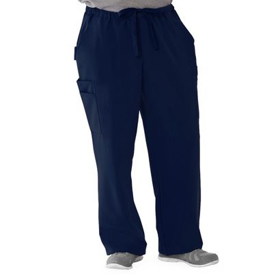 Buy Medline Illinois Ave Mens Athletic Cargo Scrub Pants with 7 Pockets - Navy