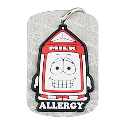 Buy AllerMates Dog Tag Pint Dairy Allergy