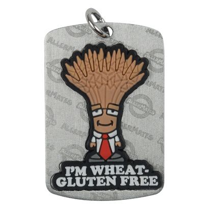 Buy AllerMates Dog Tag Professor Wheatley Gluten Allergy