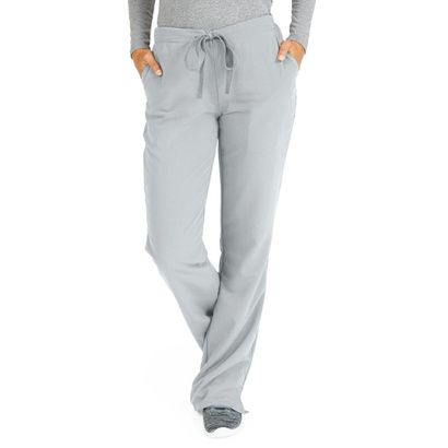 Buy Medline Melrose Ave Womens Stretch Fabric Boot Cut Scrub Pants - Light Gray