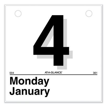 Buy AT-A-GLANCE "Today Is" Daily Wall Calendar Refill