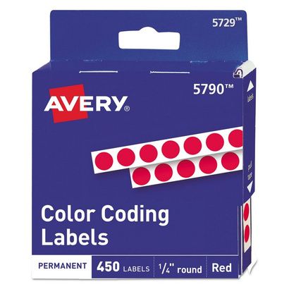 Buy Avery Handwrite-Only Self-Adhesive Removable Round Color-Coding Labels in Dispensers