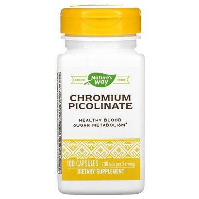 Buy Natures Way Chromium Picolinate Dietary Supplement