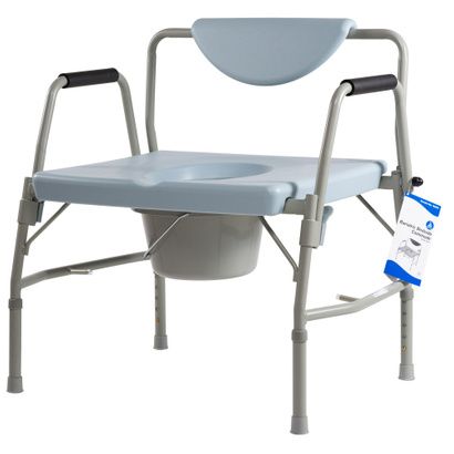 Buy Dynarex Bariatric Drop Arm Bedside Commode