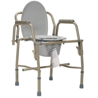 Buy Dynarex Drop-Arm Folding Commode