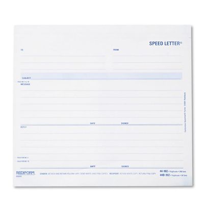 Buy Rediform Speed Letters Form