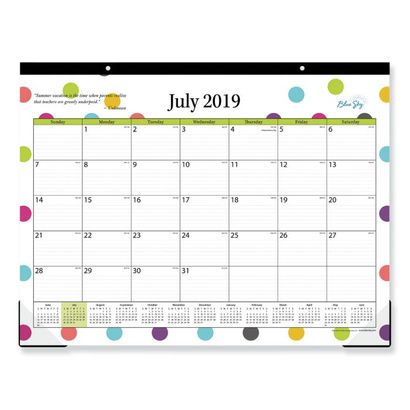 Buy Blue Sky Teacher Dots Academic Year Desk Pad