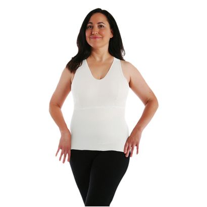 Buy Softee Vee White Prosthetic Camisole