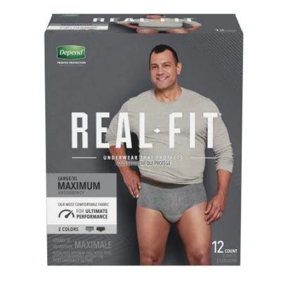 Buy Depend Real Fit Male Adult Heavy Absorbent Underwear