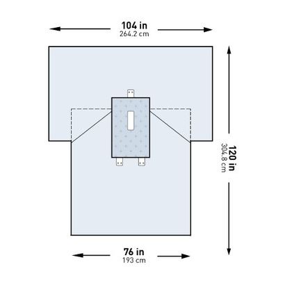 Buy McKesson Abdominal Laparotomy Drape